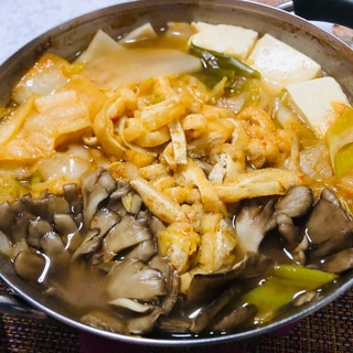 豆腐と白菜のヘルシーなチゲ鍋